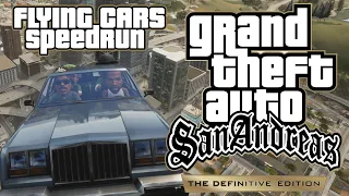 GTA San Andreas Definitive Edition Flying Cars & Big Heads Speedrun