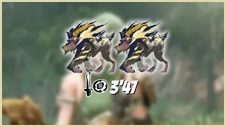 [MHR:Sunbreak] MR6 Event Quest - 2 Furious Rajang -  3'47 (SNS)