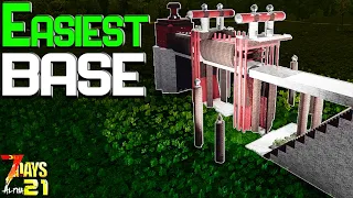 Zombies Can’t Resist Running Headfirst into a Wall! 7 Days to Die Alpha 21 Horde Base