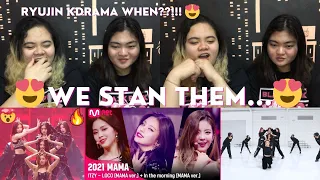 ITZY - "LOCO + 마.피.아. IN THE MORNING" 2021 MAMA PERFORMANCE + PRACTICE | REACTION W/ MY BESTFRIEND