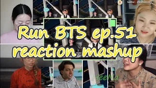 [BTS] Run BTS 달려라 방탄 ep.51｜reaction mashup