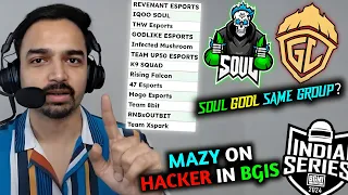 Mazy reply SouL GodL Same Group Big Problem🚨 l BGIS Top 16 & Winner Entity😱 MVP?