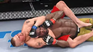 Brock Lesnar vs. Francis Ngannou Full Fight - EA Sports UFC 4