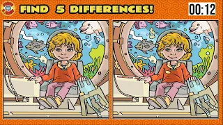 Find five differences,Spot The Difference #133