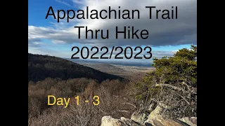 Appalachian Trail Thru Hike 2022/2023, Day 1 - 3, 57 Miles