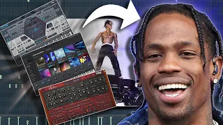 Making a Old Travis Scott Type Beat From Scratch | Fl Studio Cookup