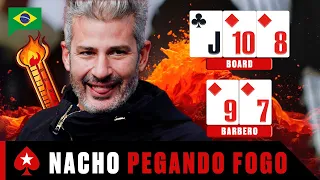 Nacho Barbero veio QUENTE! ♠️ PokerStars Brasil