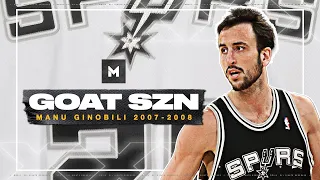 Put Some RESPECT On Manu Ginobili's Name! 2007-08 Highlights | GOAT SZN