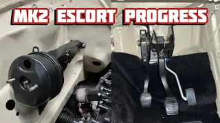 MK2 ESCORT PROJECT - SERVO TOWER & PEDALS INSTALLED