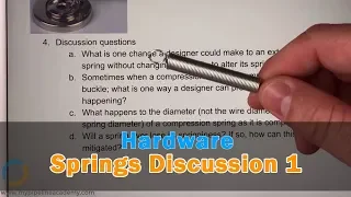 Mechanical Design: Springs Discussion 1