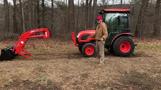 Removing and Installing a Kioti Tractor Loader - CK3510 SE CAB