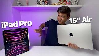 15 inch M2 MacBook Air vs M2 iPad Pro! They Cost the Same?!