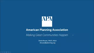 Trees and Stormwater: A Tool for Your Community (w/ American Planning Association)
