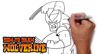 How to Draw Wolverine- Step by Step Video Lesson