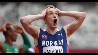 Norwegian Karsten WarHoLm Breaks World Record In 400m Hurdles(45:94)2021. Full Video