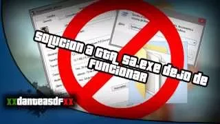 QUITAR ERROR "GTASA.EXE" DEJO DE FUNCIONAR [1° SOLUCIÓN] | GTA SAN ANDREAS