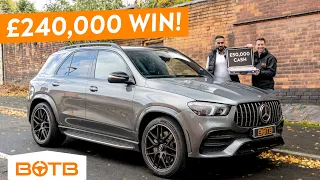 The Life-Changing £240,000 Prize! Delivery Driver WINS Brabus GLE 700 + £50,000. BOTB Car Winner