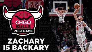 Zach LaVine's 43 Point Night Helps Chicago Bulls beat Pistons | CHGO Bulls Postgame