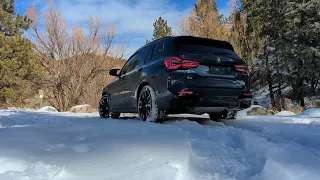 2022 BMW X3 M40I IN THE SNOW
