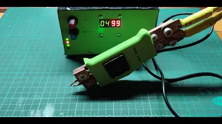 Ручка держатель электродов для точечной сварки. Electrode holder for spot welding.