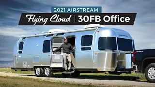 Working from the Road Full Time? 2021 Airstream Flying Cloud 30FB Office Travel Trailer