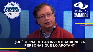 Los apoyos de personas cuestionadas: Gustavo Petro responde en El País de los Jóvenes