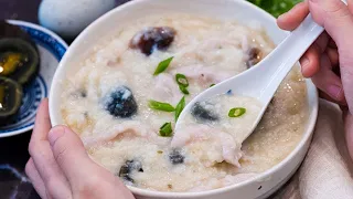 Pork Century Egg Congee Recipe (The Right Way to Enjoy Thousand Years Old Eggs)