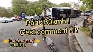 Paris limitation 30kmh 🥸 Trottinette Electrique Chaud !