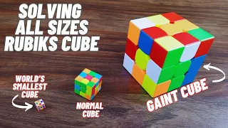 Solving BIGGEST to smallest Rubik's Cube of my Collection 🤯 | BLegend