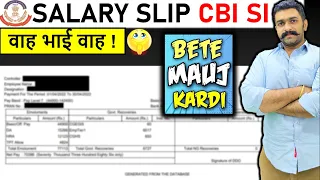 Salary Slip of CBI Sub Inspector | CBI SI Salary कितनी होती है | CBI Salary CBI perks | CBI Benefits