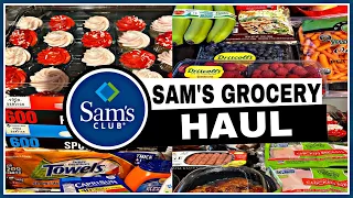 SAM'S CLUB HAUL | BIG FAMILY FOOD SHOPPING HAUL