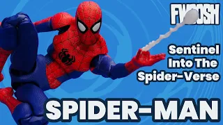 Spider-Man Into the Spider-Verse Peter B Parker Sentinel Sen-Ti-Nel SV Action Figure Review