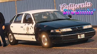 GTA 5 LSPDFR - Shots Fired At Venice Beach - Retro Patrol [02]