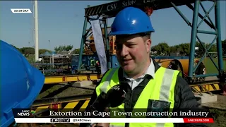 City of Cape Town laments impact of extortion in construction industry