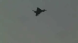 RAF Typhoon FGR4 at RAF waddington airshow 2013