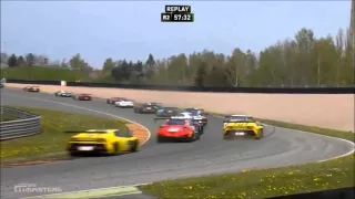 ADAC GT Masters Sachsenring 2016 All Crashes and Fails