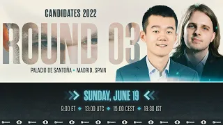 FIDE Candidates 2022 | Round 3 | Live Commentary with Judit Polgar and Jan Gustafsson