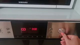 Samsung BQ1Q4T102 oven how to turn on the oven Samsung dual cook