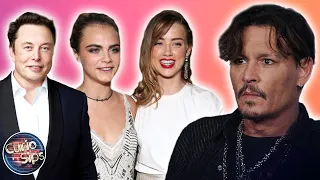 Amber Heard threesome with Cara Delevingne & Elon Musk while being with Johnny Depp?!