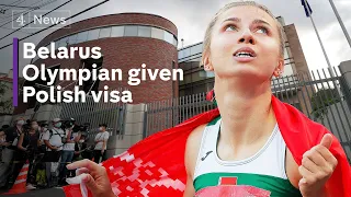 Tokyo 2020: Belarus Olympian receives Polish visa after refusing to fly home