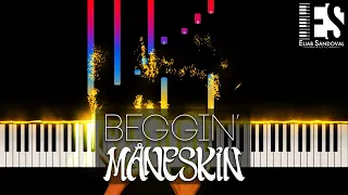Beggin' - Måneskin (Piano Tutorial) | Eliab Sandoval