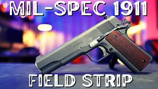 Springfield Armory Mil-Spec 1911 Field Strip