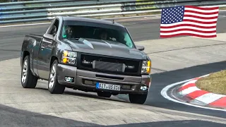 USA Muscle Cars on the NÜRBURGRING! CORVETTE, Dodge, SHELBY etc