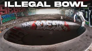 Skaters Build Illegal Bowl