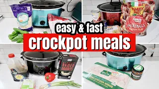 EASY & FAST SLOW COOKER MEALS | LARGE FAMILY CROCKPOT DINNERS & A FAIL!