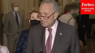 JUST IN: Schumer Touts Inflation Reduction Act At Weekly Senate Democratic Leadership Press Briefing