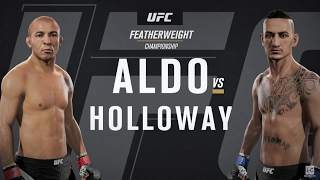 EA Sports UFC 2 - Jose Aldo vs Max Holloway UFC 212 Full Fight Simulation