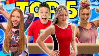 ULTIMATE GYMNASTICS CHALLENGE!!FT/Anna McNulty❤️Ninja Fam💜Wednesday Addams 🖤