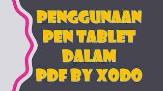 Menggunakan pen tablet dalam PDF