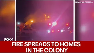 Suspicious fire damages 3 homes in The Colony